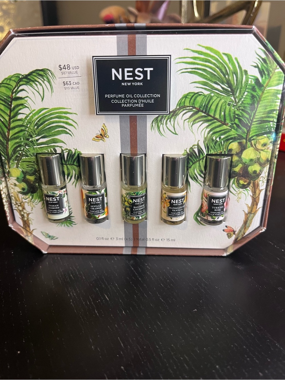 NEST Fragrances Perfume Oil Collection - White, Green, Brown Accents